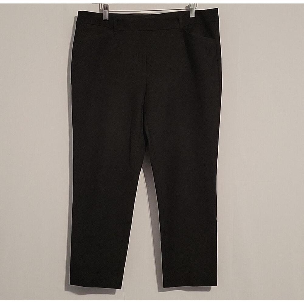 White House Black Market 12P Black Slim Ankle Pants Professional Workwear - Picture 14 of 15
